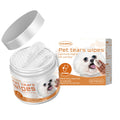 Pet eye and tear stain cleaning wipes