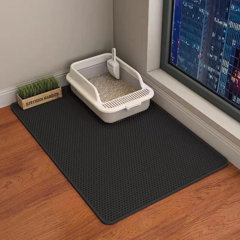 Double-layer cat litter trapping mat – view 3
