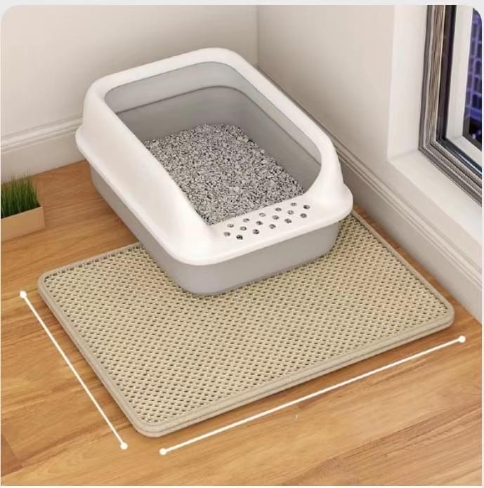 Double-layer cat litter trapping mat – view 5