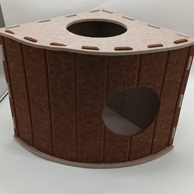 Felt cat cave bed – view 5