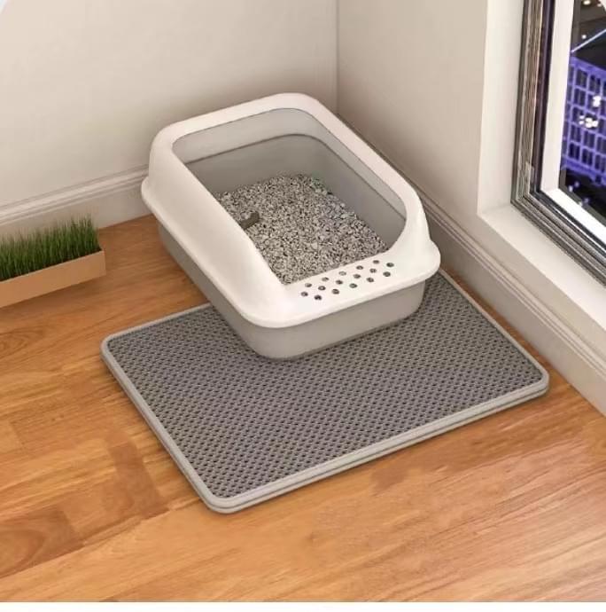 Double-layer cat litter trapping mat – view 2