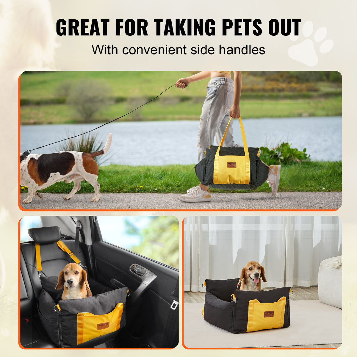 Dog booster car seat for small dogs up to 25 lb – Furbrook