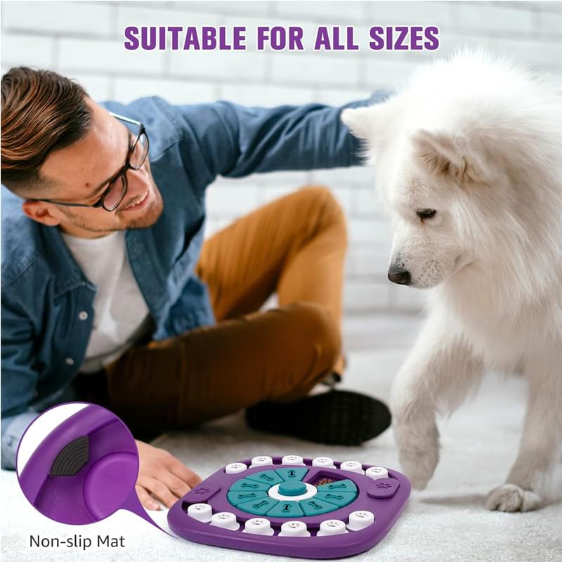 Dog Puzzle Toys, Interactive Treat Puzzle Dog Enrichment Toys for Large Medium Small Dogs