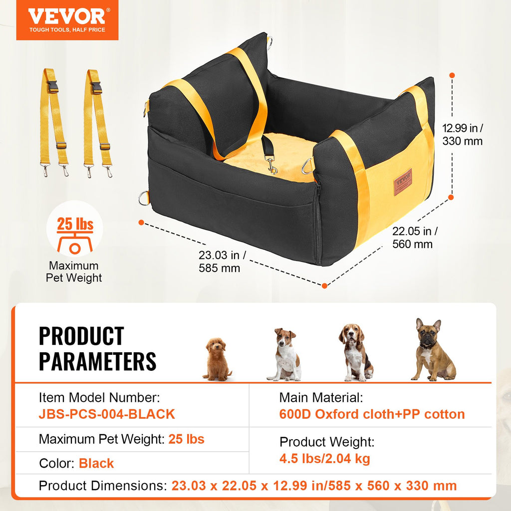 Dog booster car seat for small dogs up to 25 lb – Furbrook