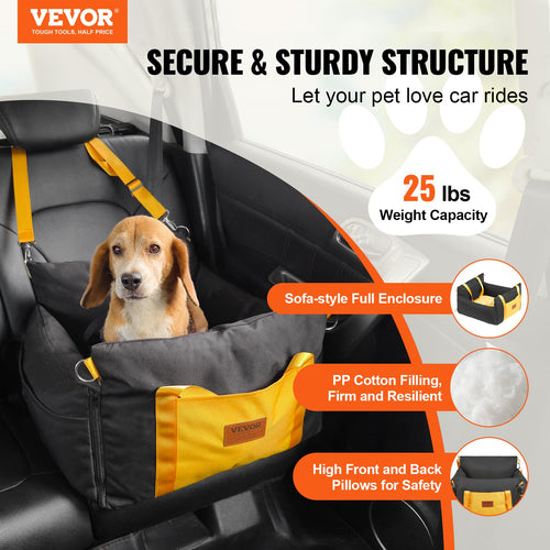 Dog booster car seat for small dogs up to 25 lb – Furbrook