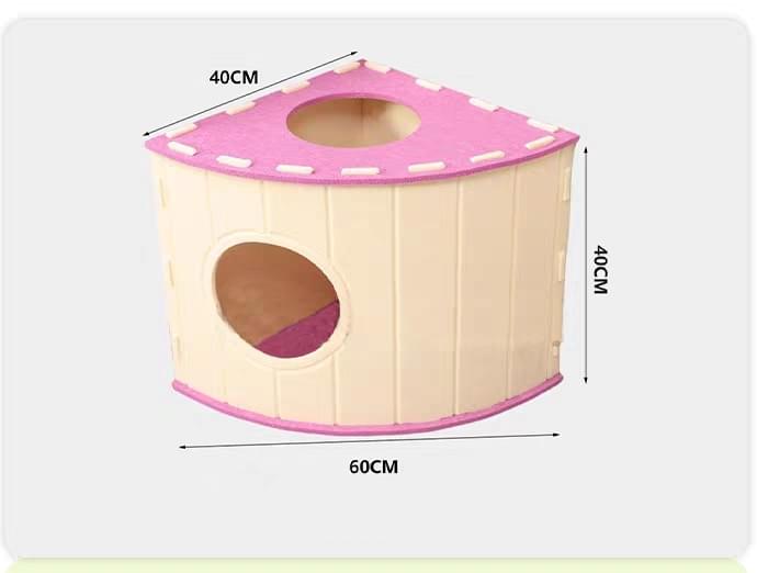 Felt cat cave bed – view 4